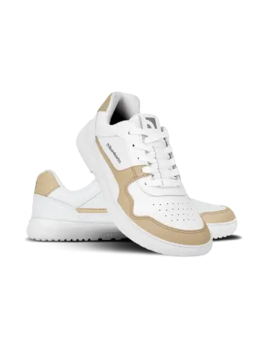 Barefoot Sneakers Barebarics Zing - White & Cream