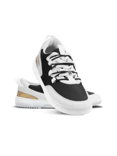Barefoot Sneakers Barebarics Revive - Light Grey & Black